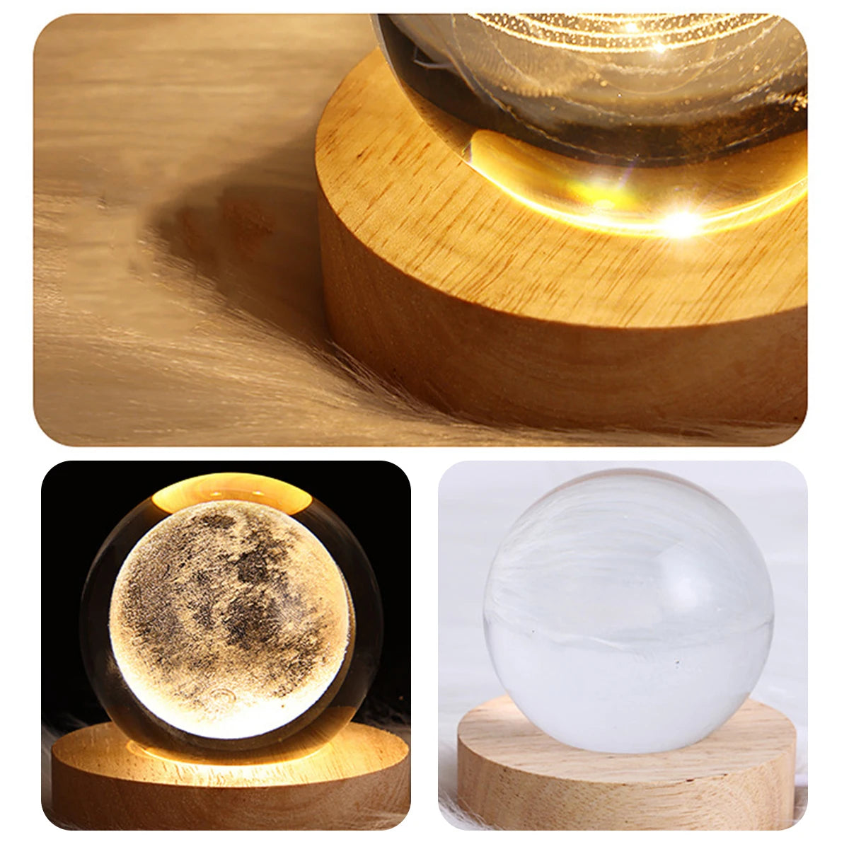 Crystal Planet light Lamps