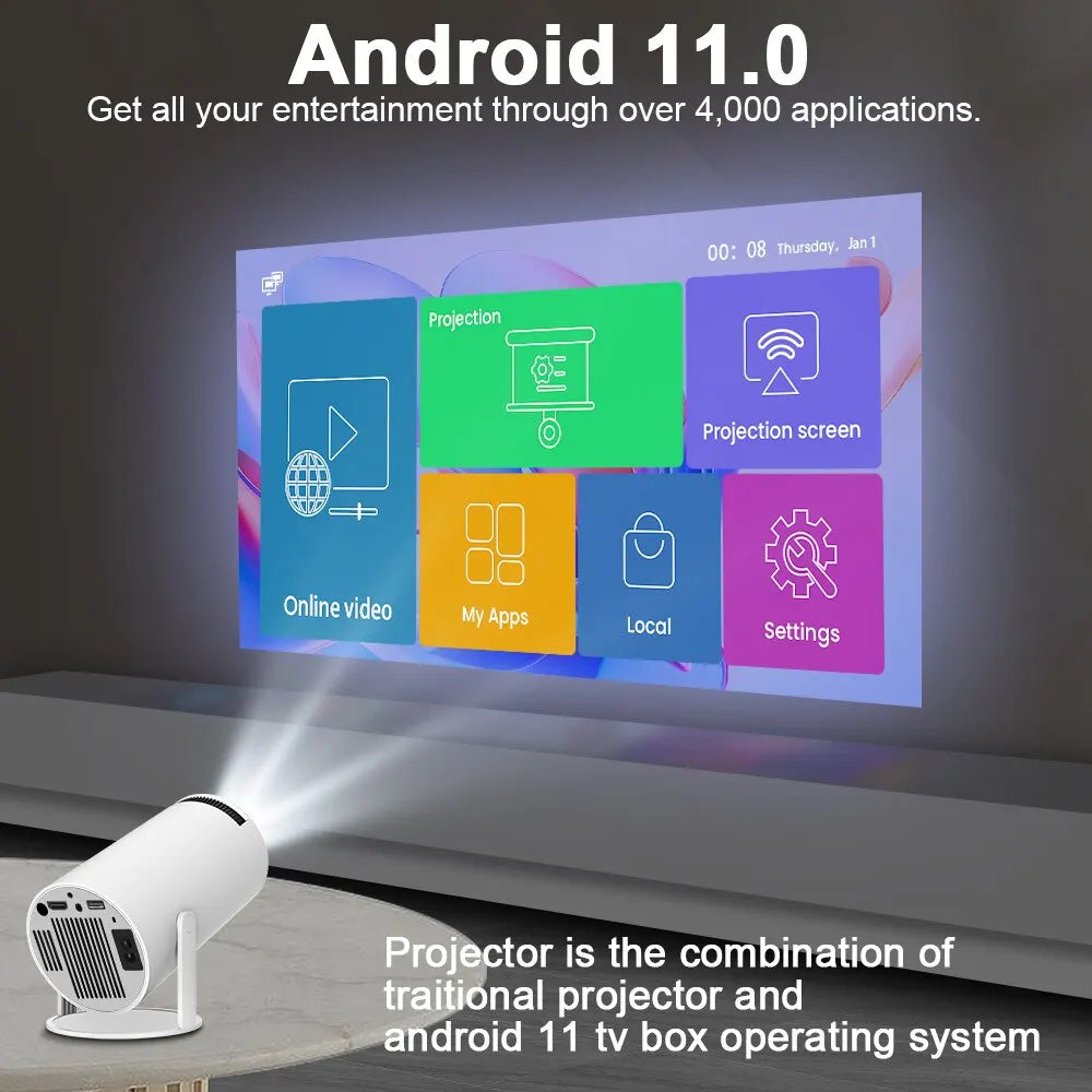 4K Android Projector