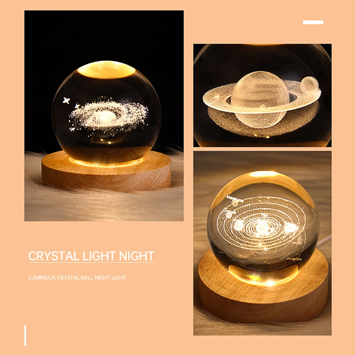 Crystal Planet light Lamps